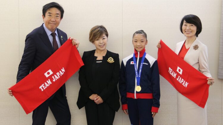 高橋さん（七中） 逆転で連覇 エアロビック・スズキジャパン(K)｜前橋