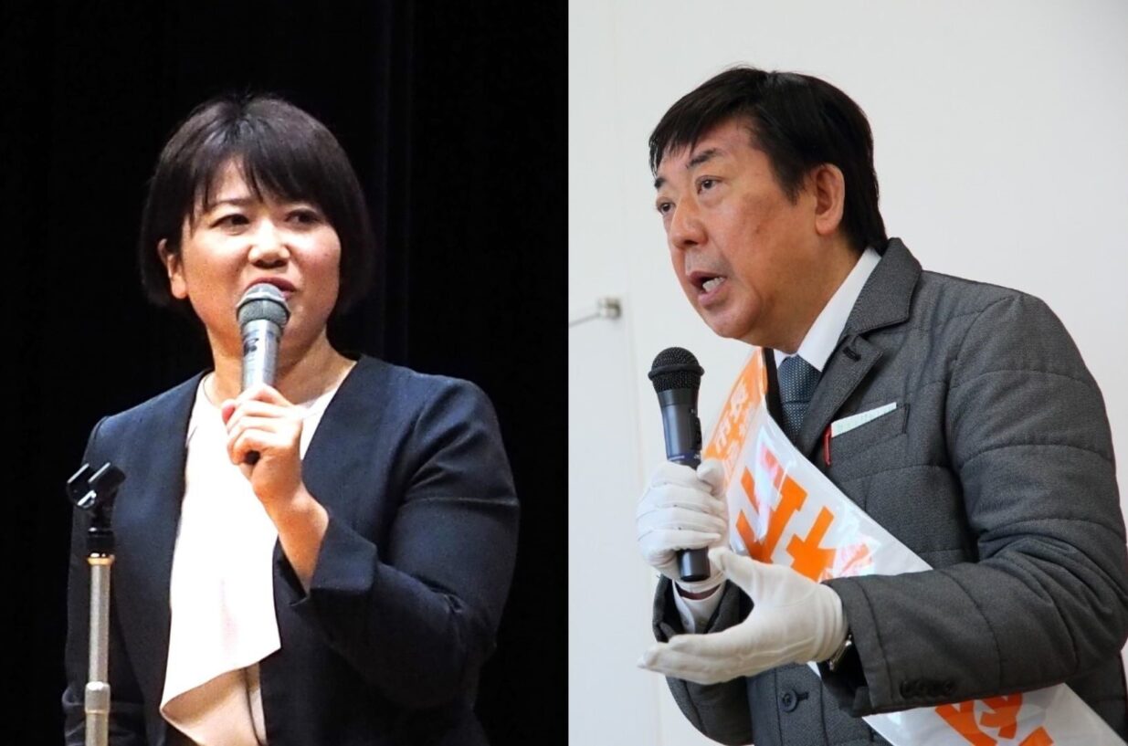 前橋市長選 ２候補が語る
２月１日に合同個人演説会
