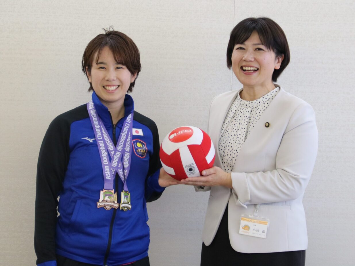 ドッジボールで世界一を
女子日本代表副主将の森さん
