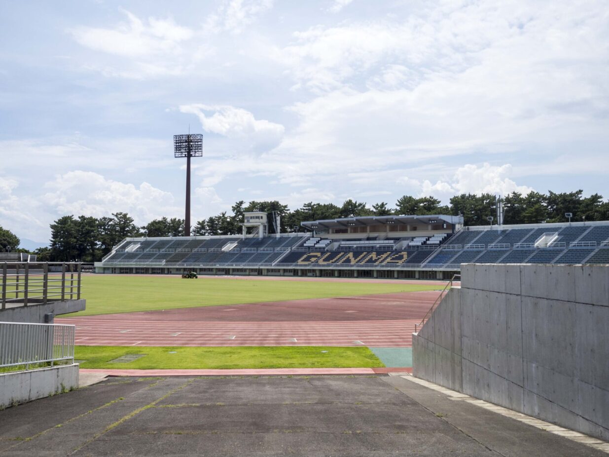 正田醤油スタジアムで体を動かそう
８月12日「敷島公園健康フェスタ」