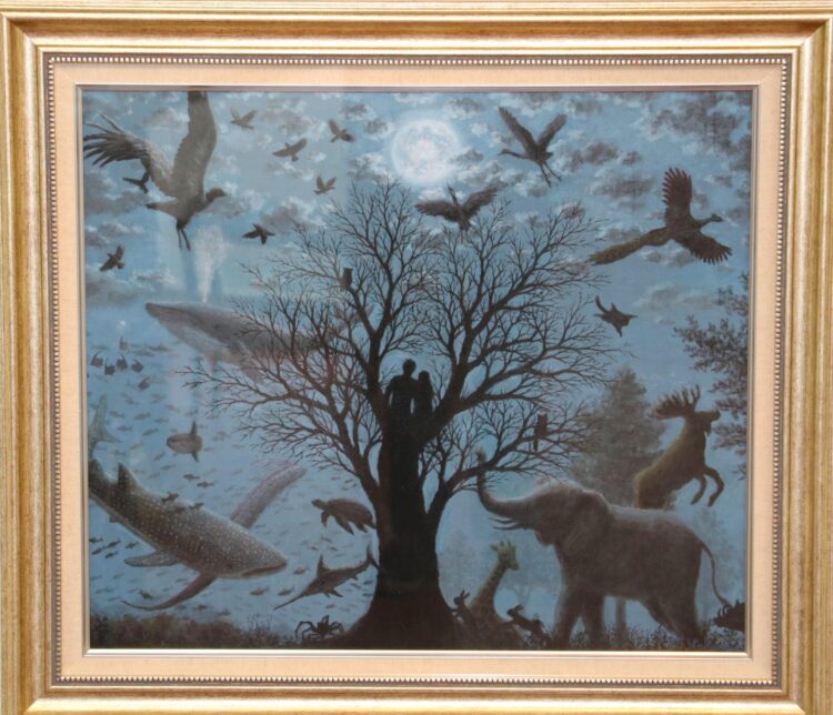 自然の創作」感じて 中村さんが水彩画やペン画(K)｜前橋発、新しい風