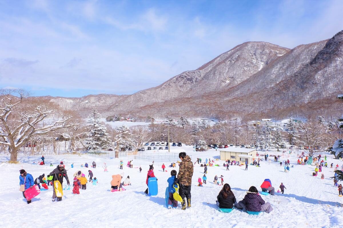 赤城山で雪遊びしよう
第１スキー場が営業開始
