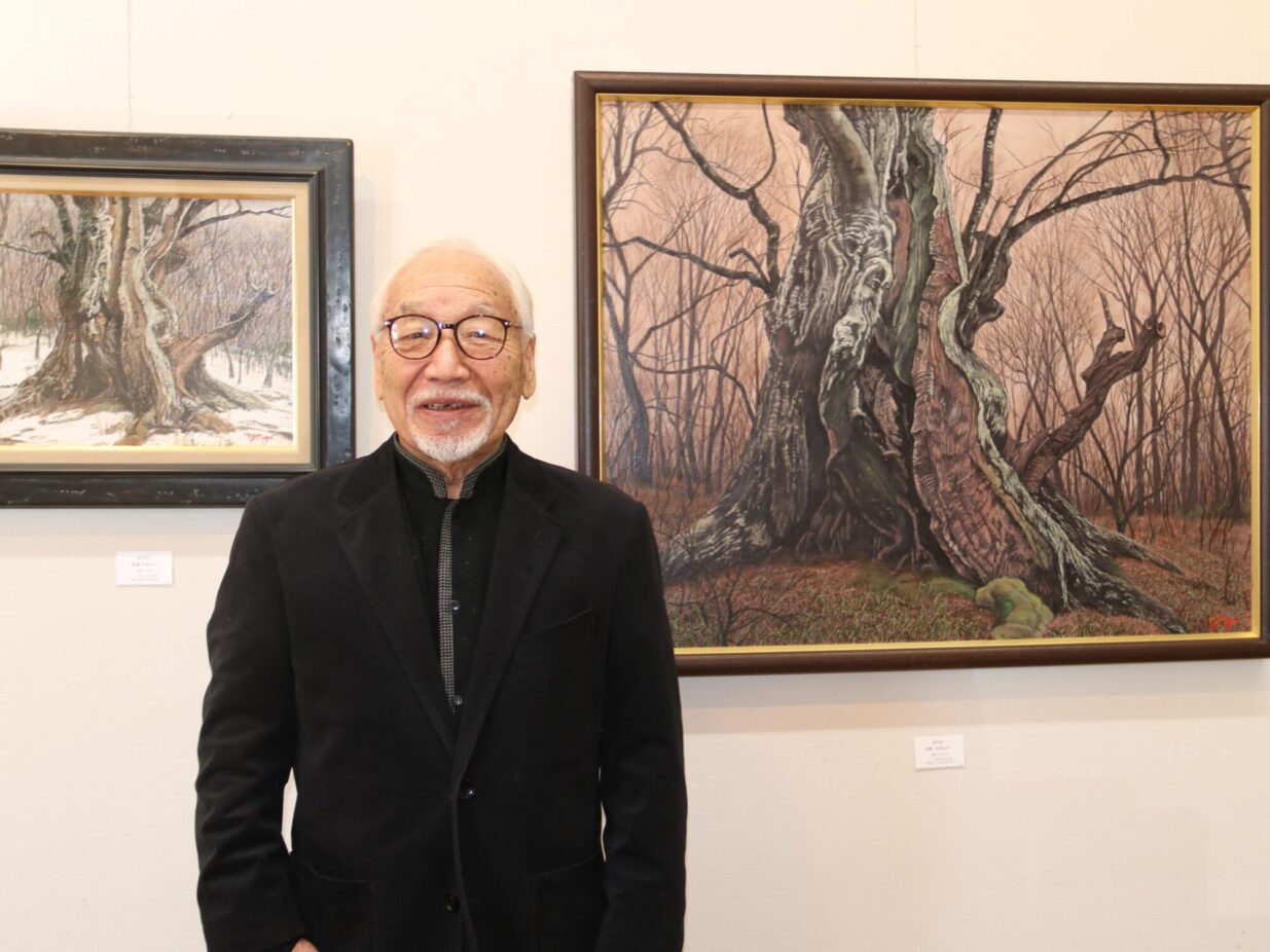 上州の四季 旅して描く
茂木さんが油彩・水彩画展
