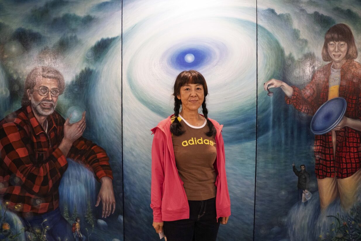 前橋に凱旋 高畑早苗さん 
見て読むポートレート作品が集結