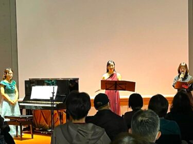 朔太郎の詩と音楽と
11月に「つどにわコンサート」
