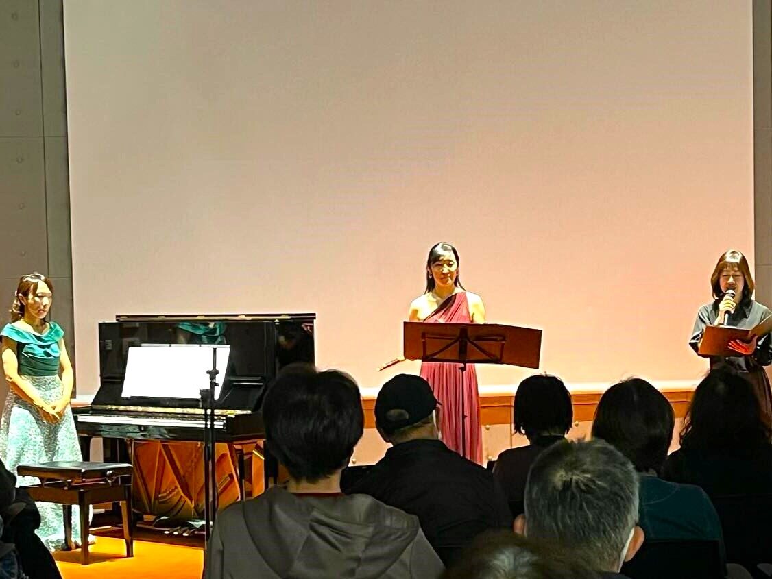 朔太郎の詩と音楽と
11月に「つどにわコンサート」
