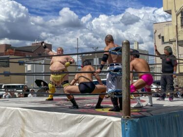 プロレス 間近で観戦　前橋中央イベント広場で21日
