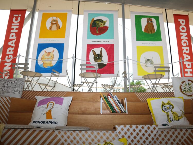 ぽんちゃんのネコがいっぱい ジンズパーク前橋で個展｜前橋発、新しい