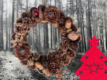 【癒しの森にようこそ－赤城自然園だより▶27】
森deリース作り 12月６、13日開催