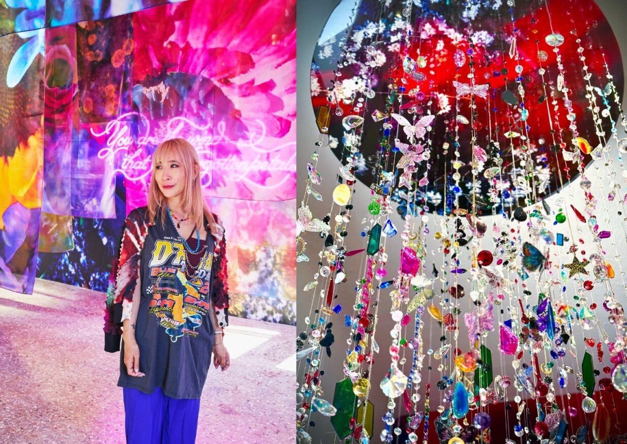 蜷川実花さんのアートイルミネーション
 12月１日から白井屋ホテルを彩る