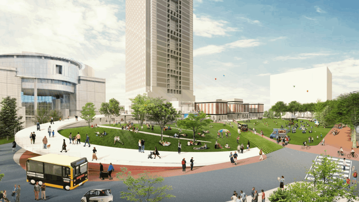 前橋リッジライン みんなで考える
９日から前橋プラザ元気21
