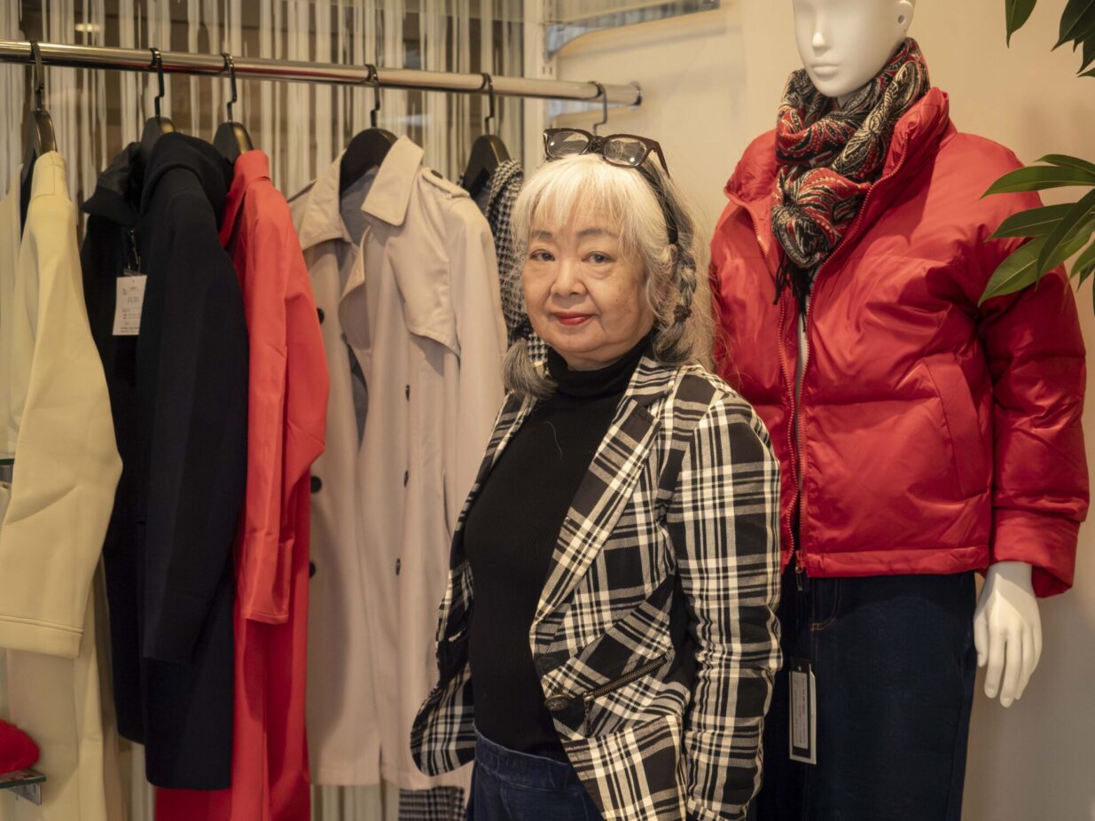【まえばし 服と人▶1】
中心街で洋服と向き合い半世紀
「セレクトショップG」越野祐子さんの生き方