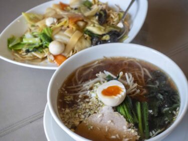 天壇 
背筋が伸びる正油ラーメン