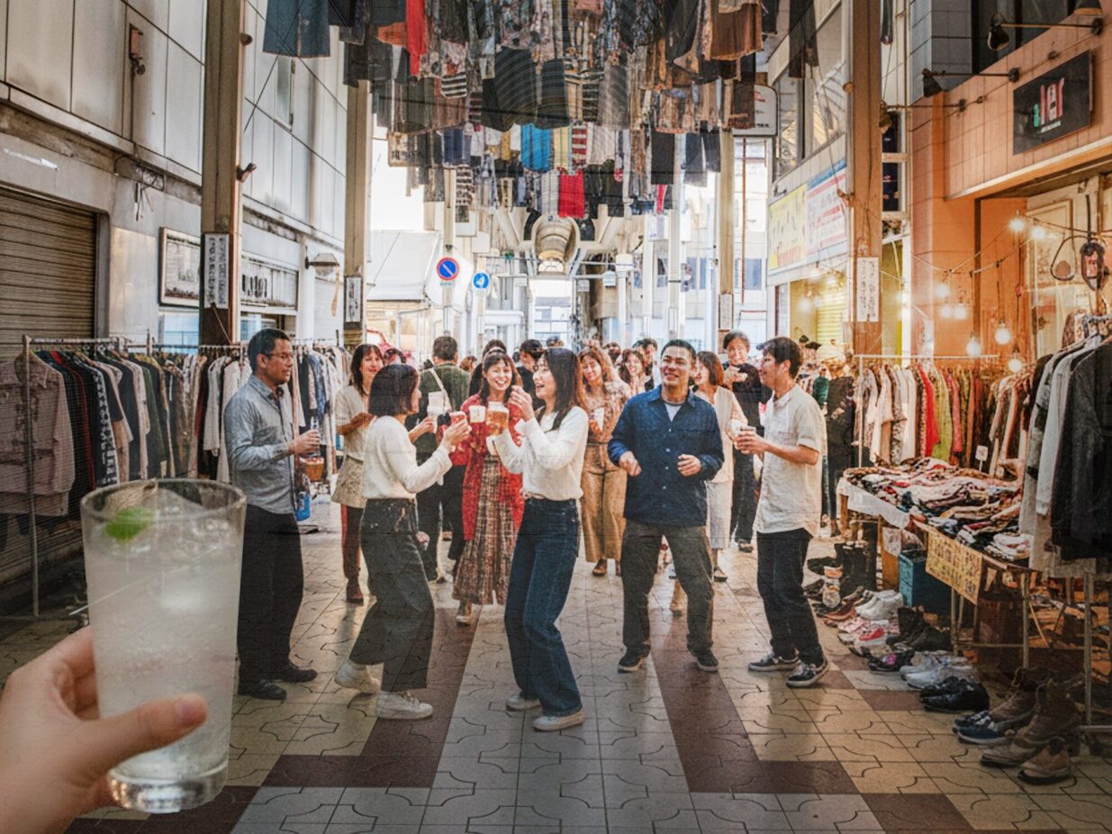 オリオン通りで初開催 　
27日、風街夕やけマルシェ