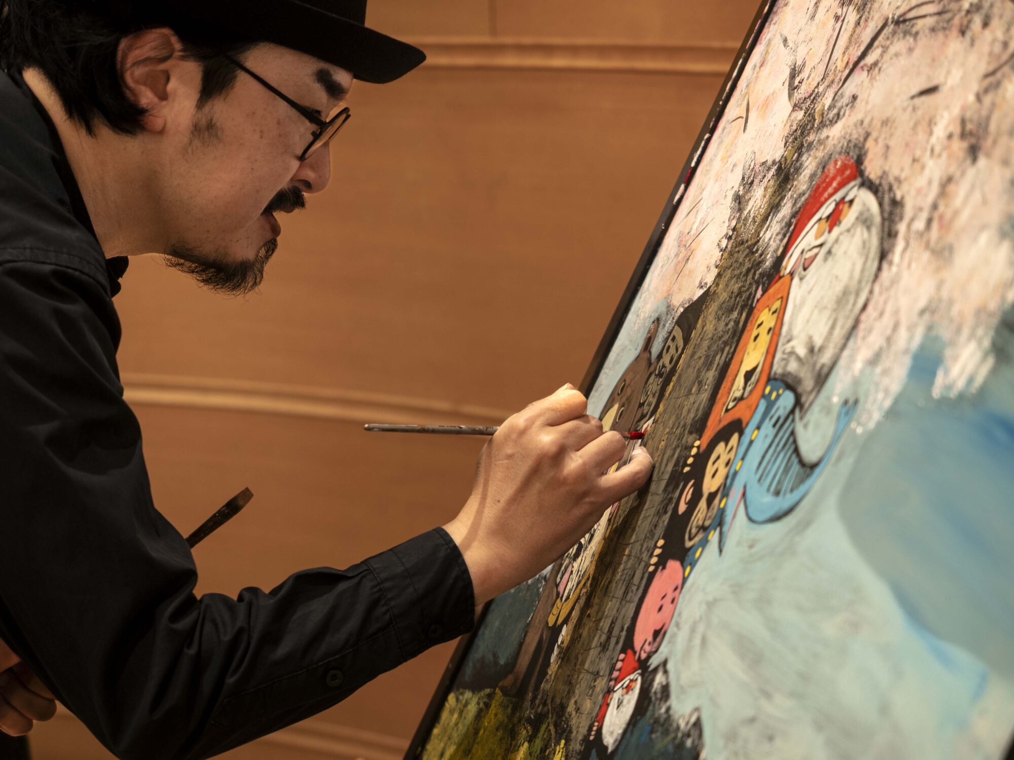 絵本作家、谷口智則展 幕開け 前橋の春を一枚の絵に｜前橋発、新しい風