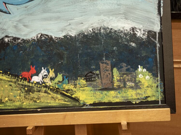絵本作家、谷口智則展 幕開け 前橋の春を一枚の絵に｜前橋発、新しい風