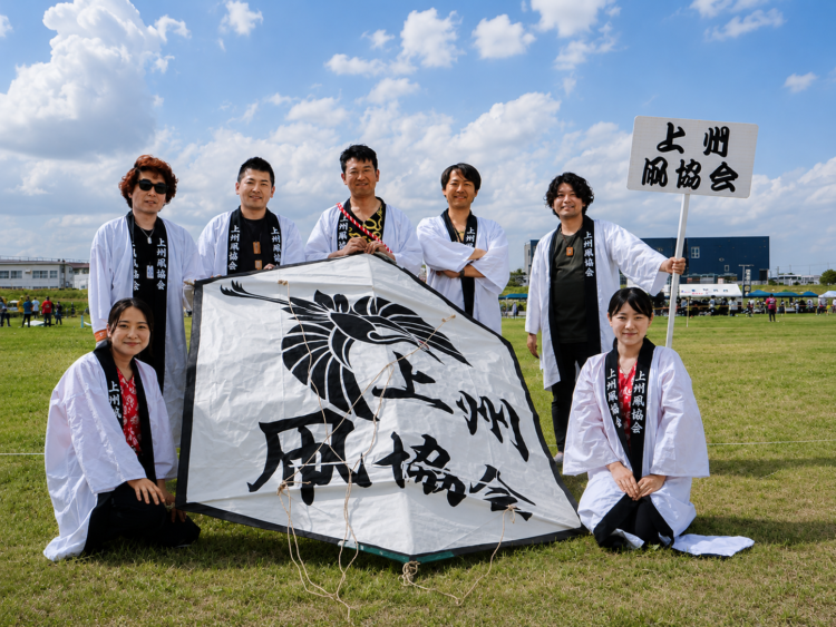上州凧協会、堂々の新組賞
三条凧合戦、初陣で健闘
