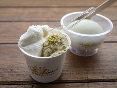 ピッコロルッソ　
冷たい大福の新食感