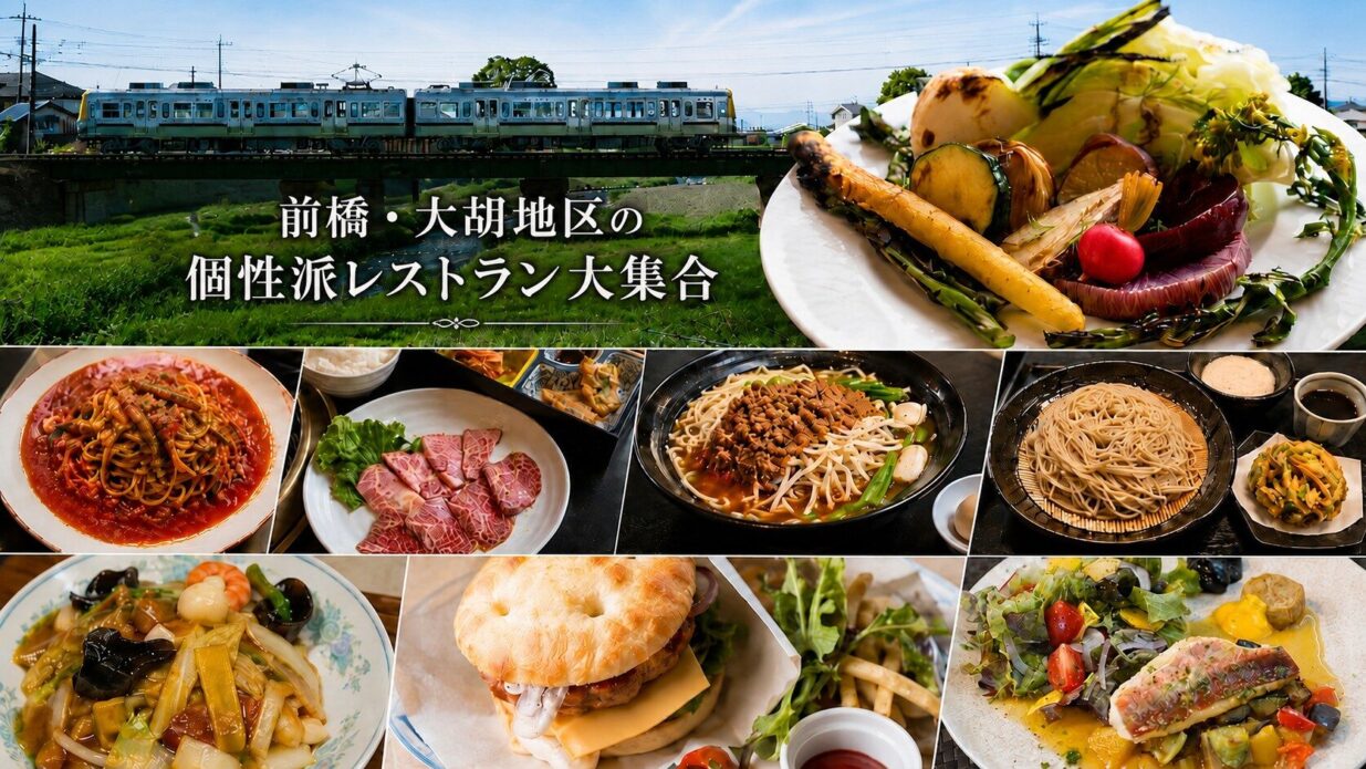 【グルメ散歩⑫】
前橋・大胡地区
個性派レストラン大集合