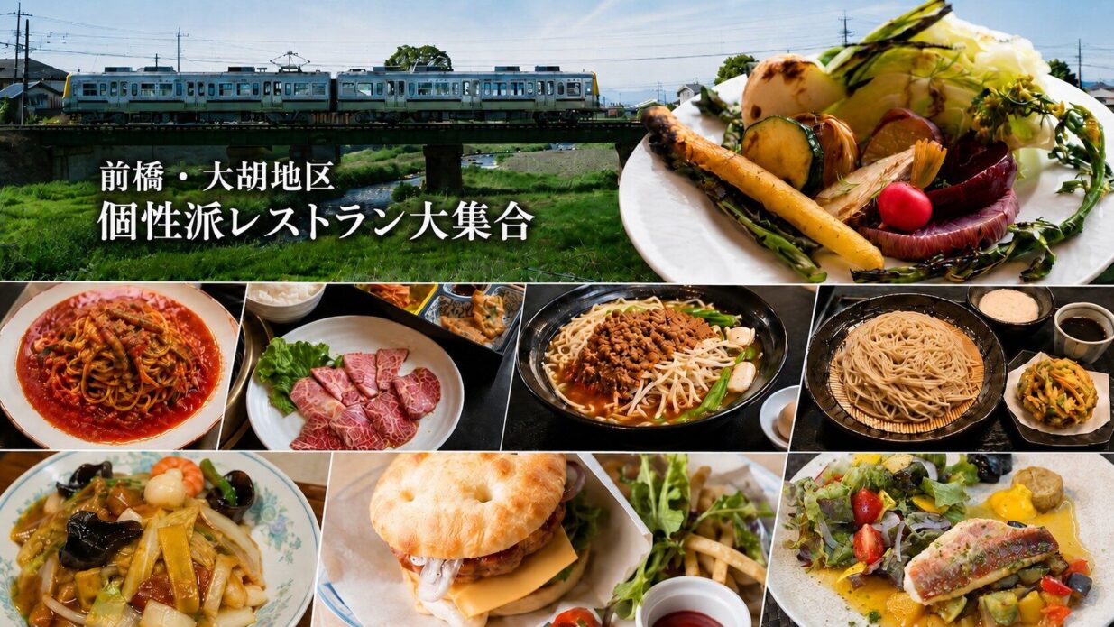 【グルメ散歩⑫】
前橋・大胡地区
個性派レストラン大集合