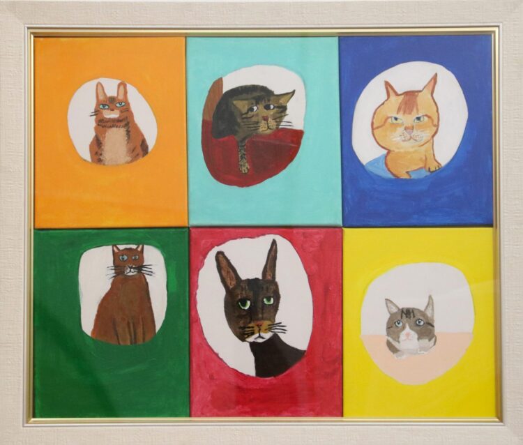 ぽんちゃん 堂々の入賞 世界絵画大賞展で色彩賞｜前橋発、新しい風