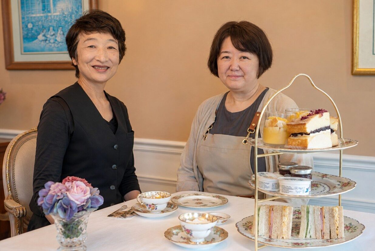 受け継がれた英国の館
ヴィクトリアコテージでアフタヌーンティー