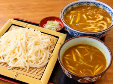 山都庵
カレーうどんをつけ汁で
