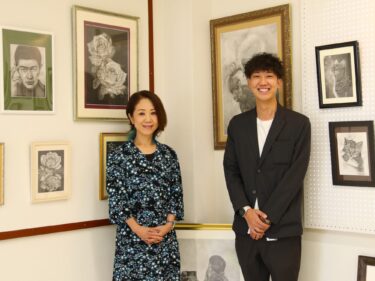 鉛筆で描く繊細なアート
前橋のリフォーム会社で個展
