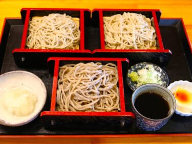 蕎麦家 りく
３種の蕎麦 食べ比べ

